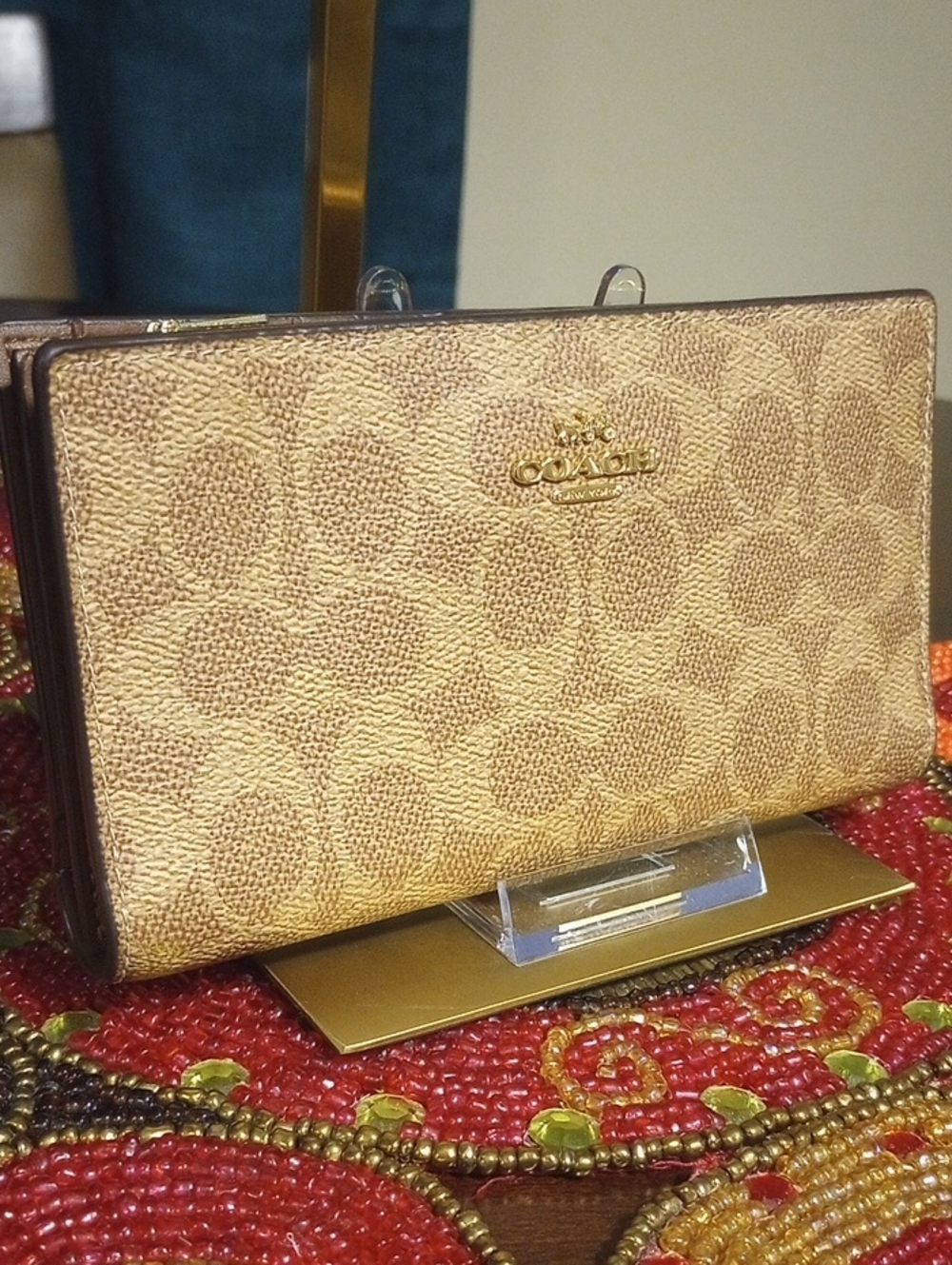 New Coach Slim Wallet CW661 - Picture 3 of 17